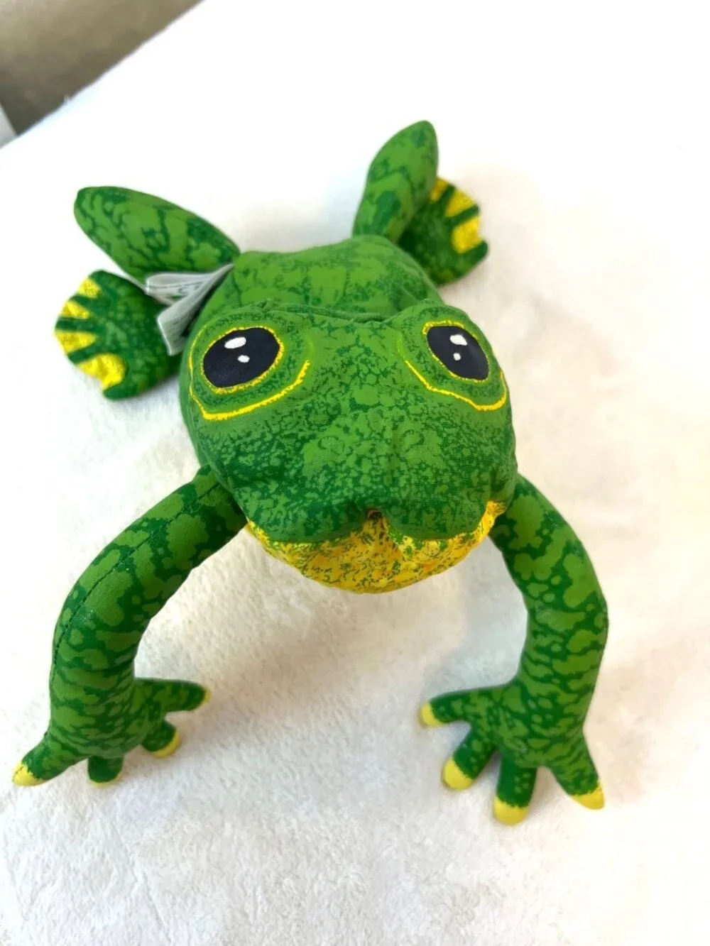 Frog Tadpole Crocodile Creek Anne Wilkinson Metamorphosis Plush 1996 Vintage 9”